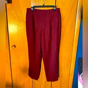 Croft & Barrow Maroon Dress pants